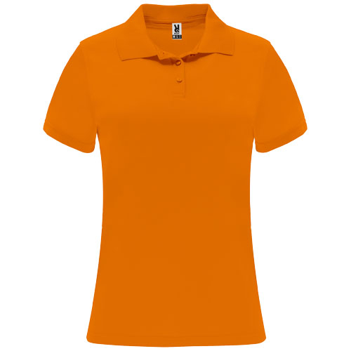 Polo sport promotionnel Femme 150gr Monzha ROLY orange fluo